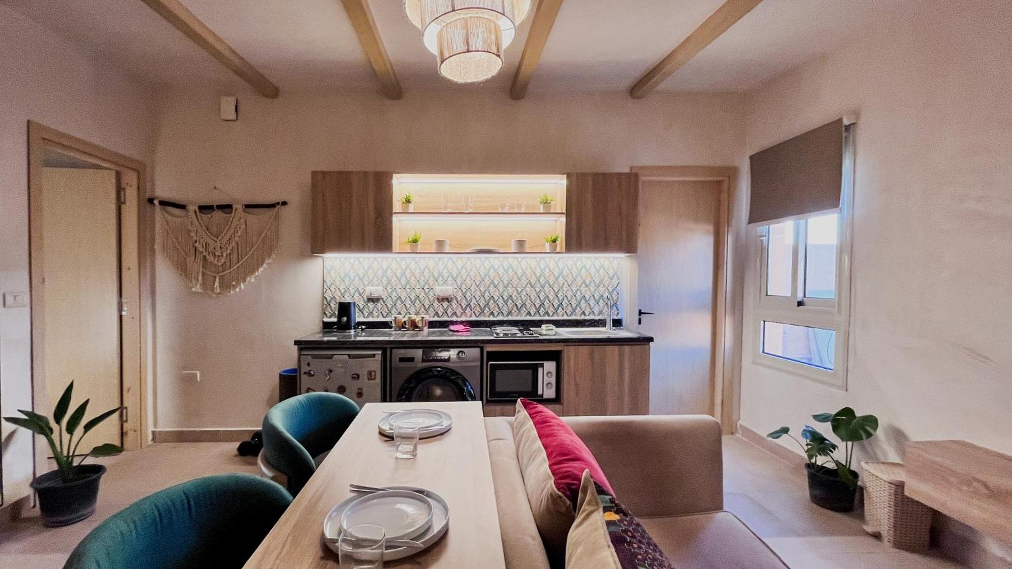 Апартаменти Boho Getaway With Pyramids View & Jacuzzi Giza Екстер'єр фото
