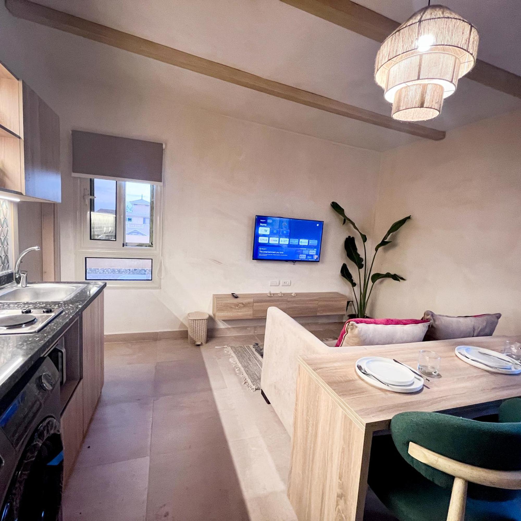 Апартаменти Boho Getaway With Pyramids View & Jacuzzi Giza Екстер'єр фото